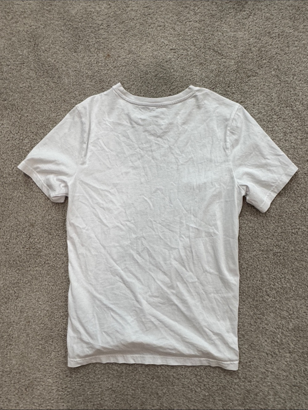 On Running White Short Sleeve Tee with Red Chest Logo - Picture 7 of 7